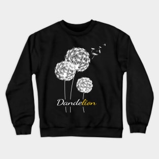 Flower beatiful Dandelion Crewneck Sweatshirt